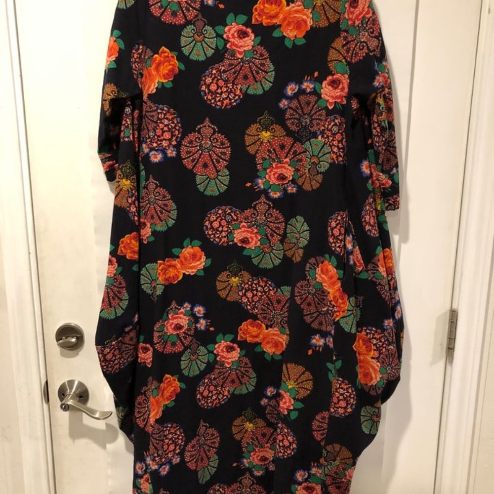 Zanzea NWOT FloralLinen Like Dress Sz 14/16/18